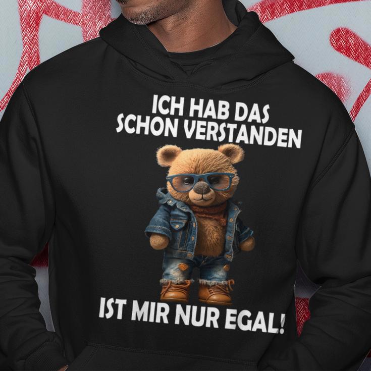 Teddy Ich Hab Das Schonerstanden Ist Mir Nur Egal Ich Kapuzenpullover Lustige Geschenke