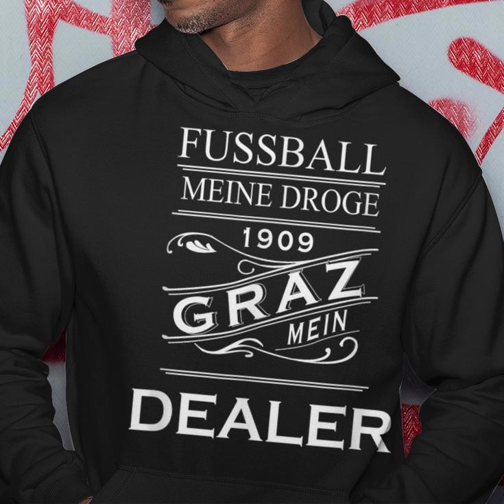 Fussball Meine Droge Graz Mein Dealer Kapuzenpullover Lustige Geschenke