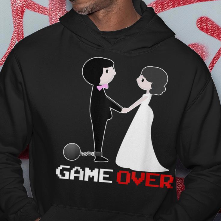 Game Over Wedding Groom Jga Kapuzenpullover Lustige Geschenke