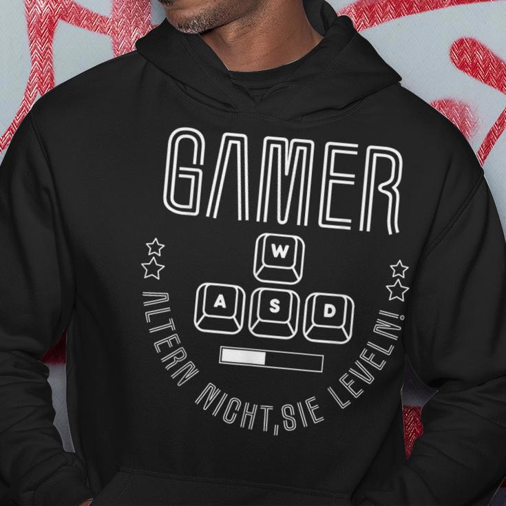 Gamer Age Nicht Sie Levelnideo Player Gamer Gamer Gamer Kapuzenpullover Lustige Geschenke