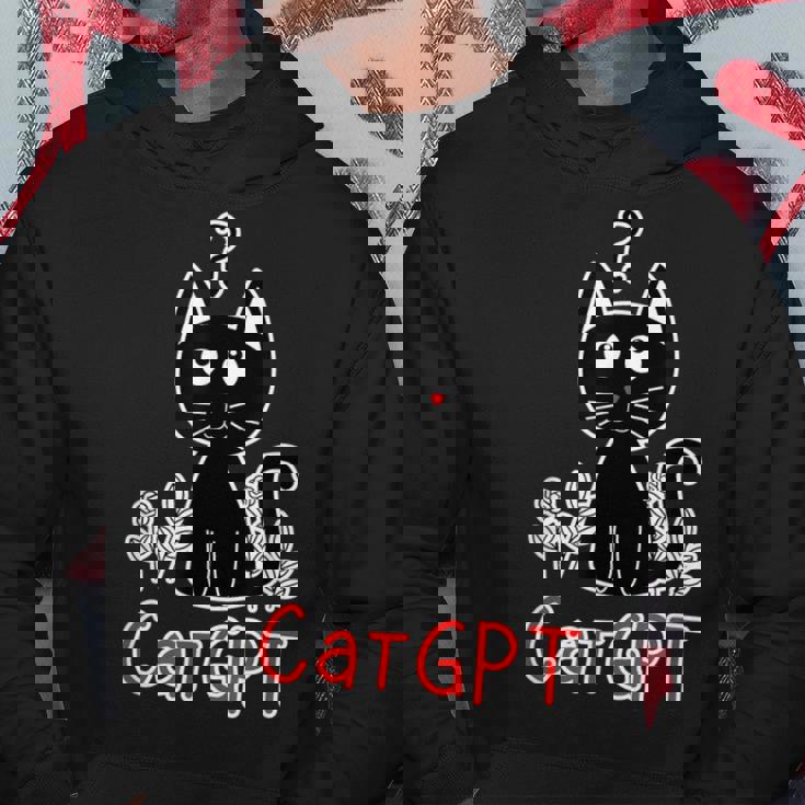 Gatto Divertente Catgpt Chatgpt Kitten Language Model Ai Felpa con cappuccio Regalos divertidos