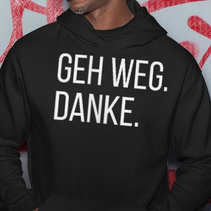 Geh Weg Danke Abstand Halten Für Unnecessary Social Contacts Kapuzenpullover Lustige Geschenke