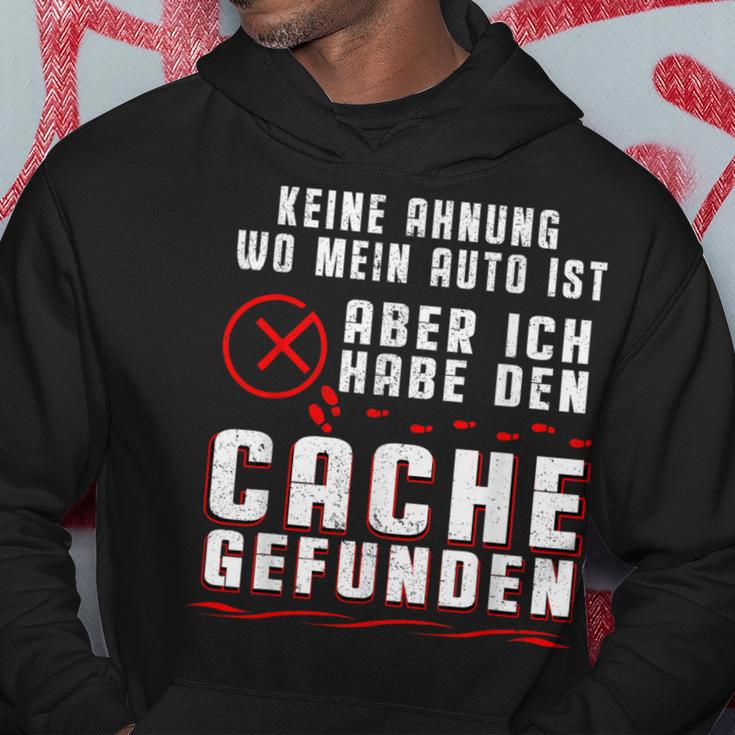 Geocaching No Ahnung Wo Mein Auto Ist Kapuzenpullover Lustige Geschenke