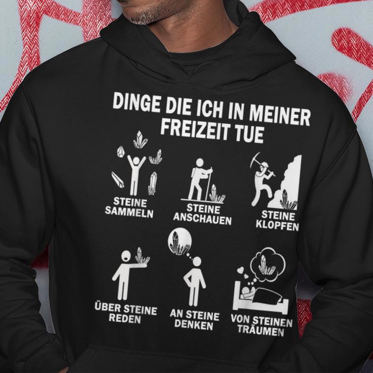 Geologist Dinge Die Ich In Mein Freizeit Tue Geology Kapuzenpullover Lustige Geschenke