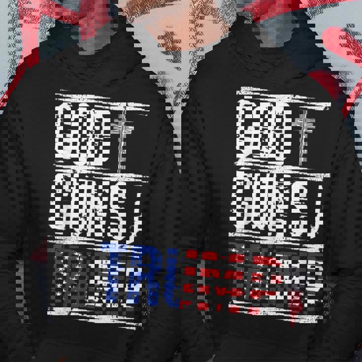 God Guns E Trump 2 ° Emendamento Felpa con cappuccio Regalos divertidos