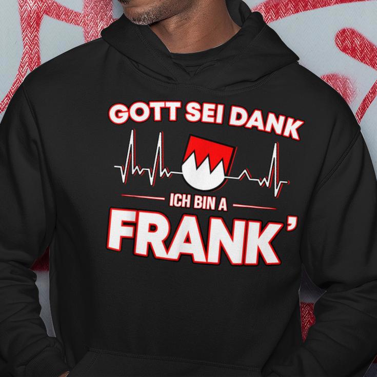 Gott Sei Danke Ich Bin A Frank Für Stolze Franken Kapuzenpullover Lustige Geschenke