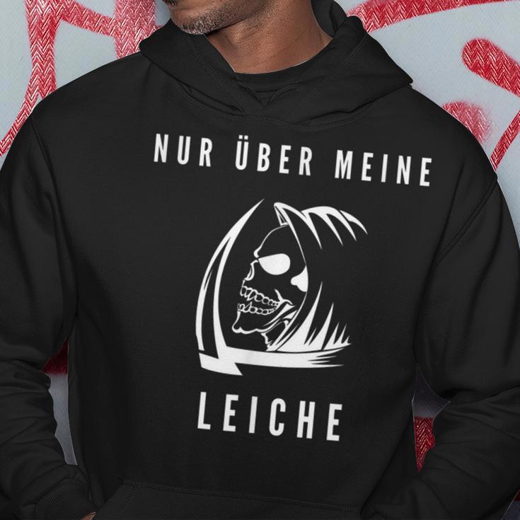 Grim Reaper Idea Skeleton Death Nur Über Meine Leiche Kapuzenpullover Lustige Geschenke