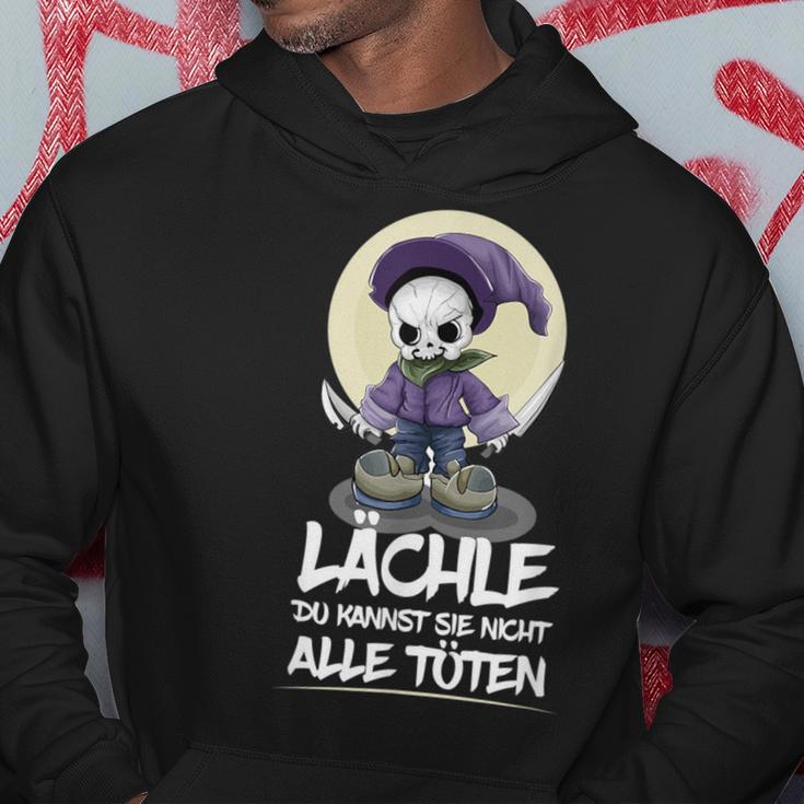 Grim Reaper Lächle Du Kannst Sie Nicht Alle Töten Skeleton Kapuzenpullover Lustige Geschenke