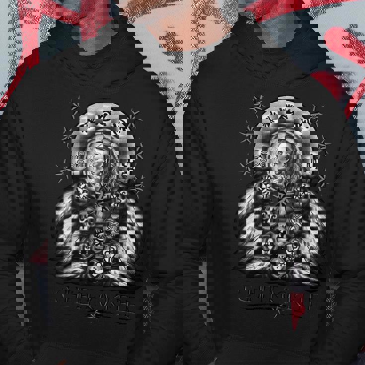 Guerrier Indien Amérindien Cherokee Attrape-Rêves Sweat à capuche Cadeaux drôles