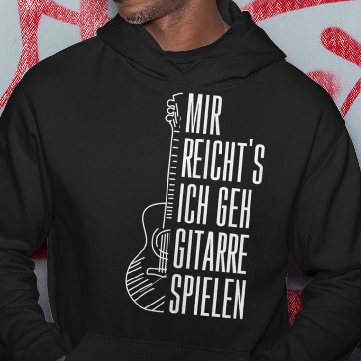 Guitar Mir Reichts Ich Geh Guitarre Spielen Kapuzenpullover Lustige Geschenke