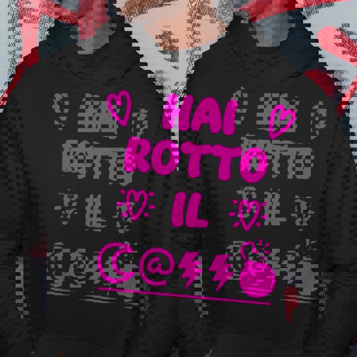 Hai Rotto Il Cazzo Basta Scocciatori Messaggio Schietto3 Felpa con cappuccio Regalos divertidos