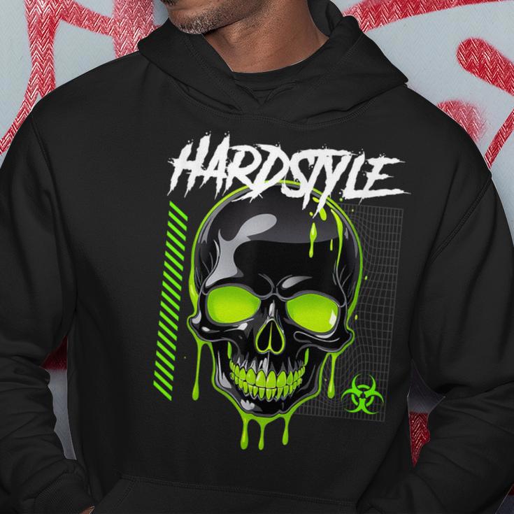 Hardstyle Rave Outfit Cráneoerde En Ácido Retro Sudadera - Regaloses