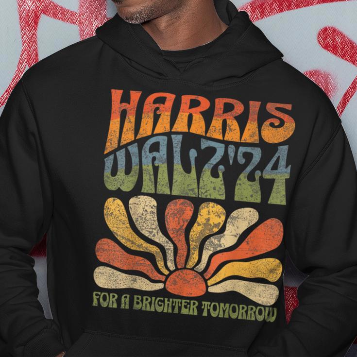 Harris Walz Für Ein Strahlendes Morgen Kamala Harris Tim Waltz Kapuzenpullover Lustige Geschenke