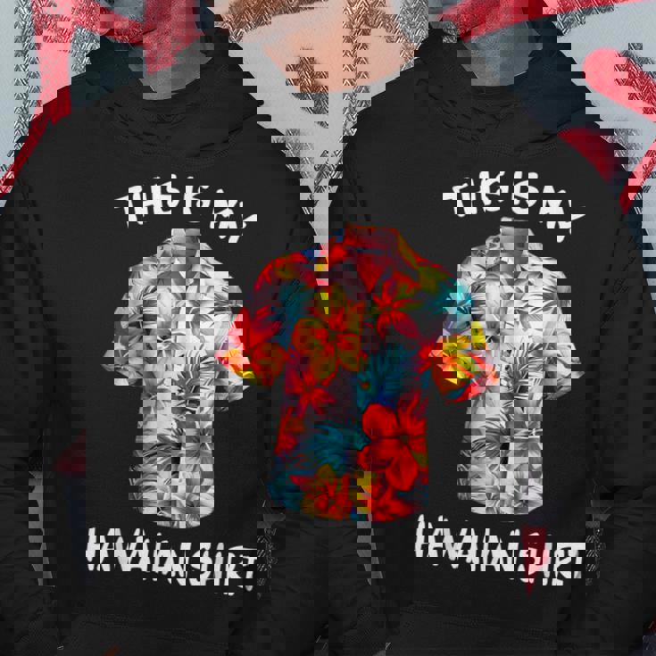 This Is My Hawaiian Tropical Luau Costume Party Hawaii Hoodie Personalized Gifts