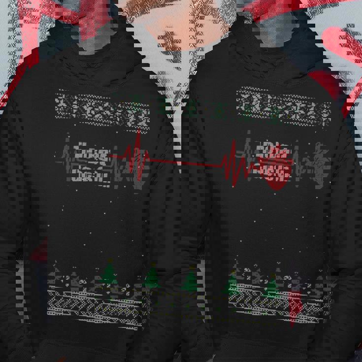 The Heart Beat Goes On Bypass Surgery Ugly Christmas Sweater Hoodie Personalized Gifts