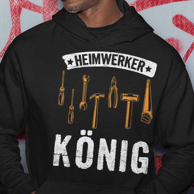 Heimwerkerkönig Diy Craftsman Saying Kapuzenpullover Lustige Geschenke