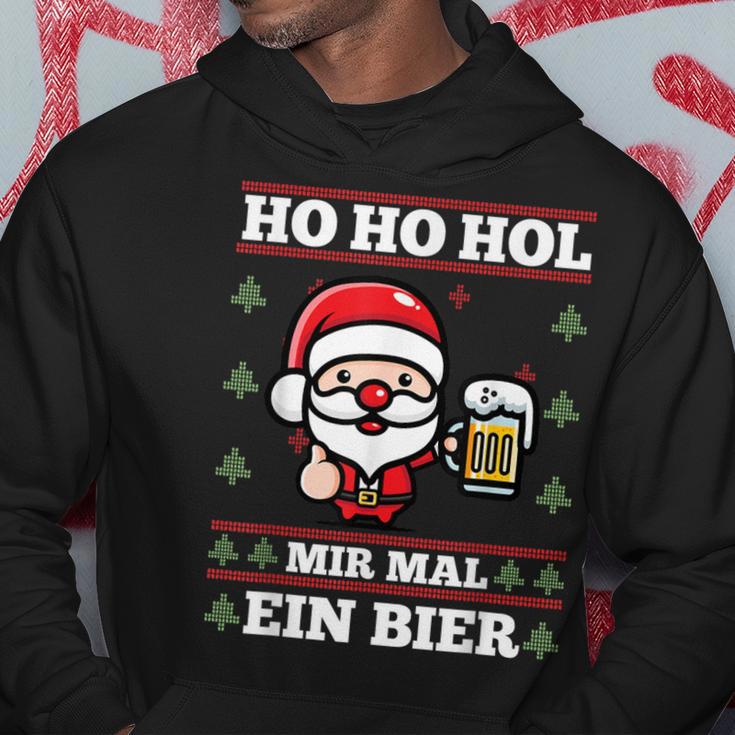 Ho Ho Hol Mir Mal Ein Bier Ugly Christmas S Kapuzenpullover Lustige Geschenke