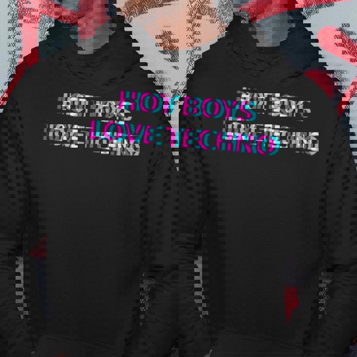 Hot Boys Love Techno Edm Music Festival Raver Dance Rave Felpa con cappuccio Regalos divertidos