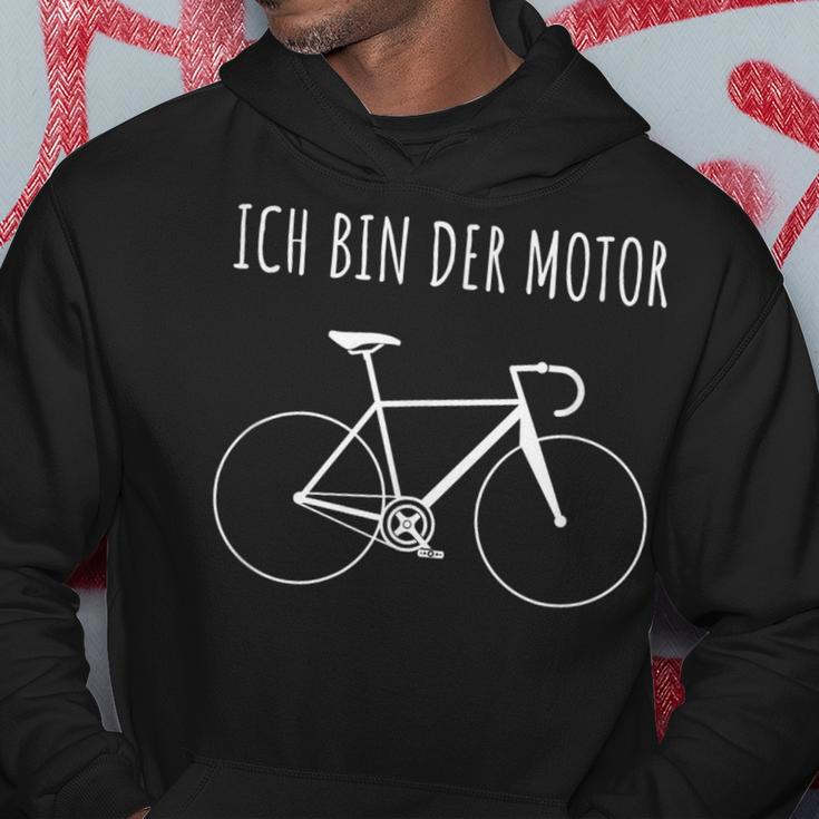 Ich Bin Der Motor Radfahrer Cool Saying E-Bike Kapuzenpullover Lustige Geschenke