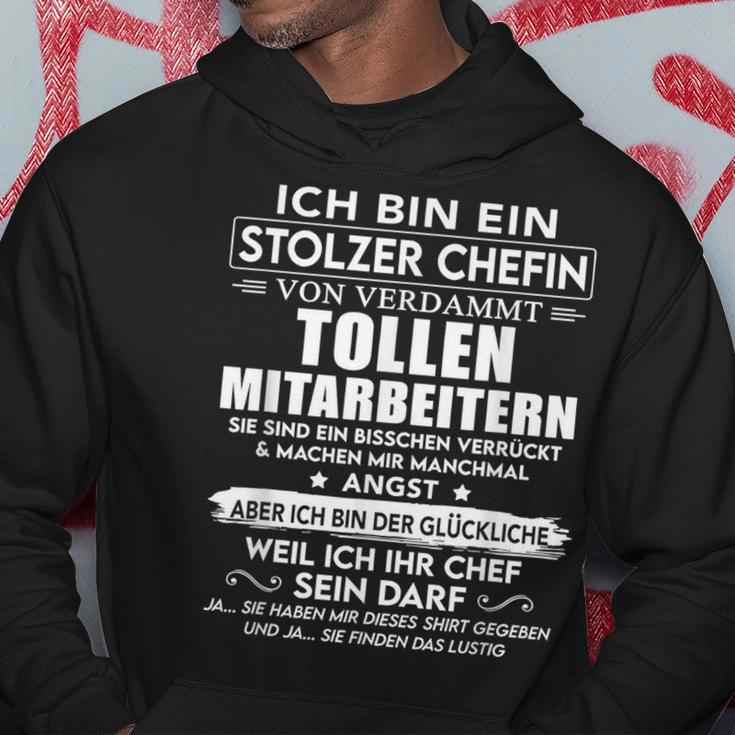 Ich Bin Ein Stolzer Chefinonerdammt Tollen Mitarbeitern Kapuzenpullover Lustige Geschenke