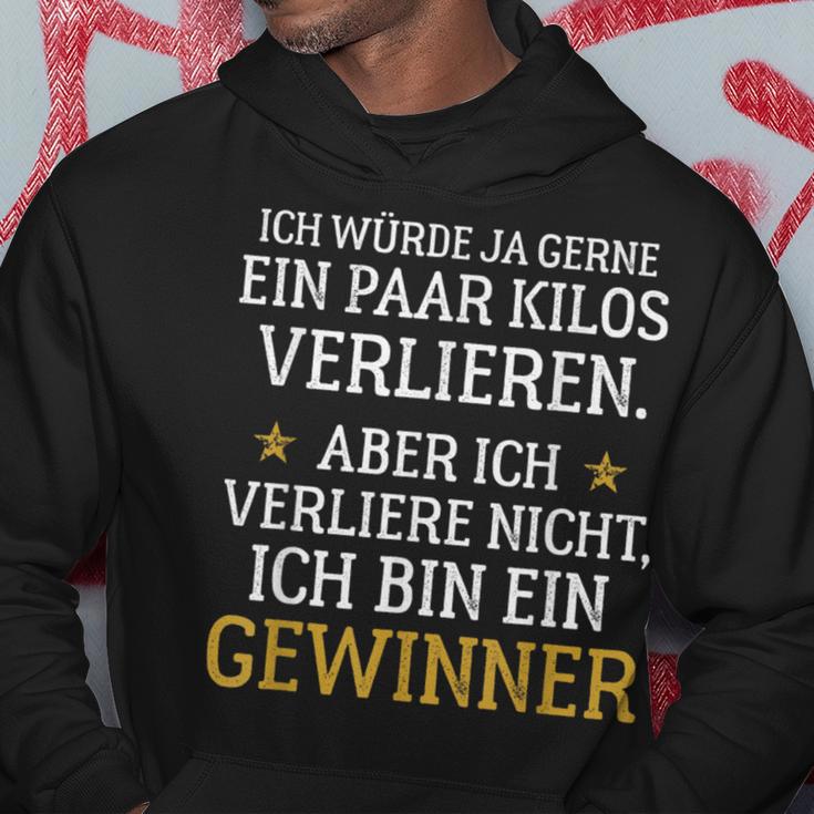 Ich Bin Ein Winner Diet Lose Weight Nutrition Kapuzenpullover Lustige Geschenke