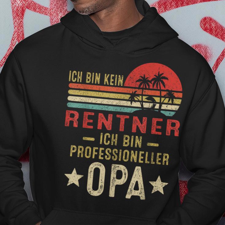 Ich Bin Kein Rentner Ich Bin Profesioneller Opa German Kapuzenpullover Lustige Geschenke