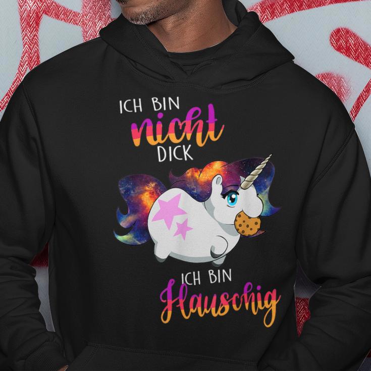 Ich Bin Nicht Dick Sondern Fluffy Thick Unicorn Kapuzenpullover Lustige Geschenke