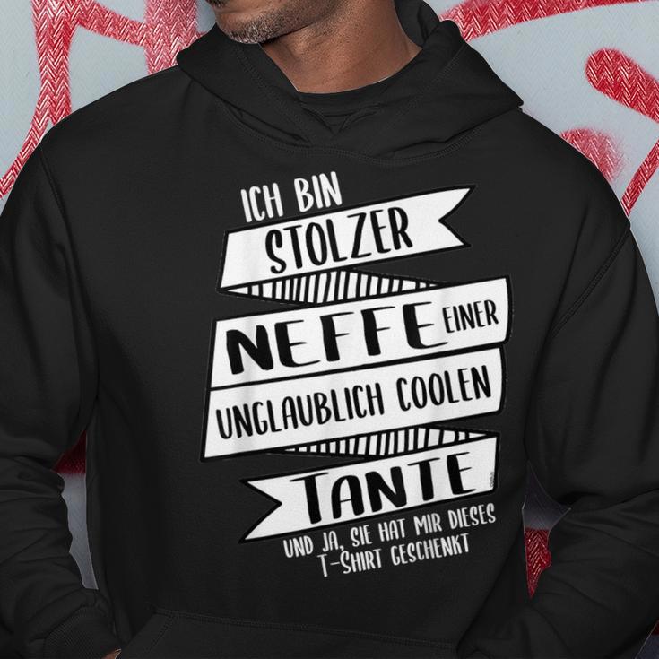 Ich Bin Stolzer Neffe Einer Coole Tante Patentantant Kapuzenpullover Lustige Geschenke