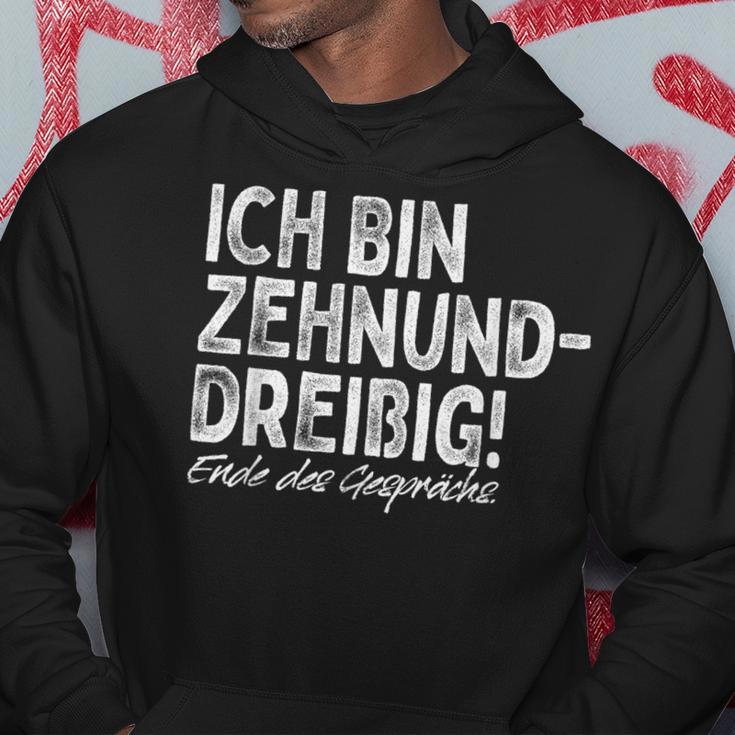 Ich Bin Zehnunddreißig Fortzig For 40Th Birthday Kapuzenpullover Lustige Geschenke