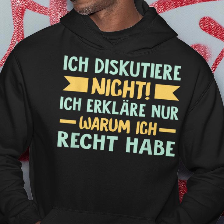 Ich Diskutiere Nicht Ich Erkläre Nur Warum Ich Right German Kapuzenpullover Lustige Geschenke