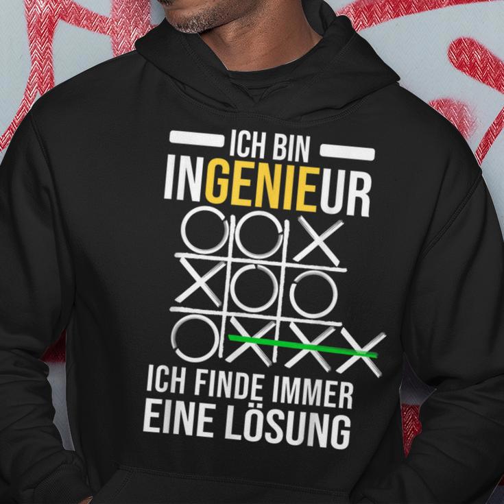 Ich Finde Immer Einer Lösung Problem Genie Diplom Ingenieur Kapuzenpullover Lustige Geschenke