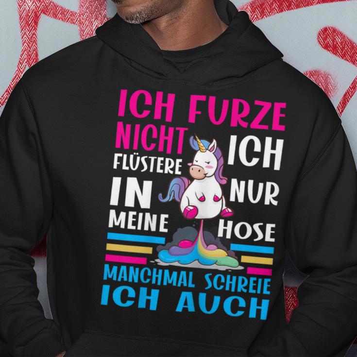 Ich Furze Nicht Ich Wistere Farten Unicorn Pupsen Kapuzenpullover Lustige Geschenke