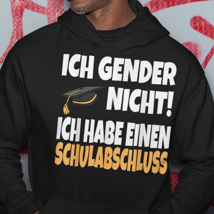 Ich Gender Nicht Ich Habe Einen Schulabschluss German Kapuzenpullover Lustige Geschenke