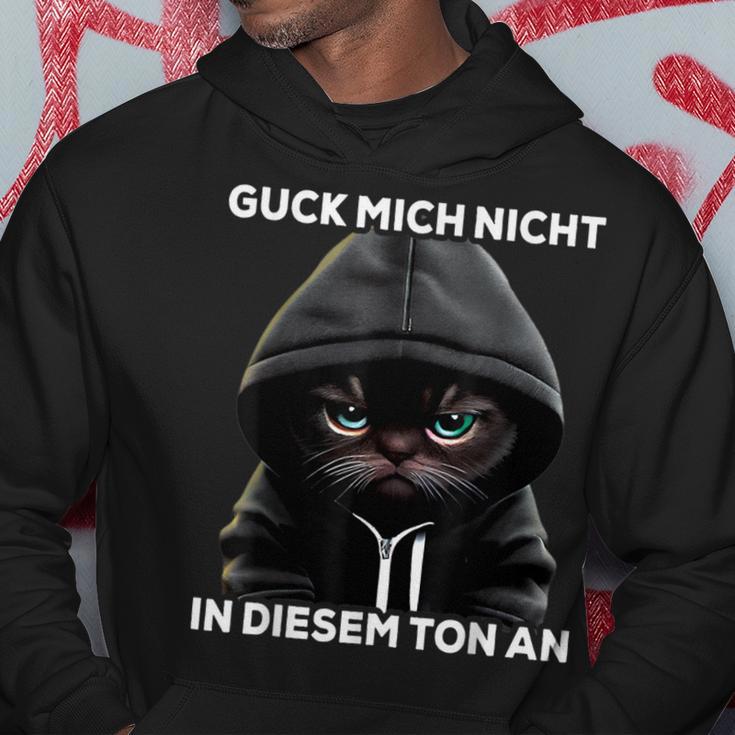 Ich Guck Mich Nicht In Diesem Ton An German Langu Kapuzenpullover Lustige Geschenke