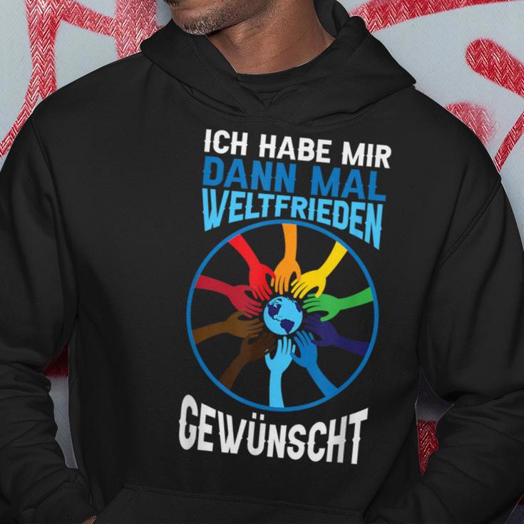 Ich Habe Weltfrieden Gewwunscht Kapuzenpullover Lustige Geschenke