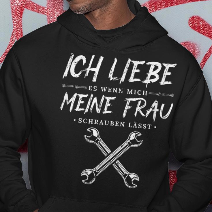 Ich Liebe Es Wenn Meine Frau Schrauben List Mechanic Kapuzenpullover Lustige Geschenke