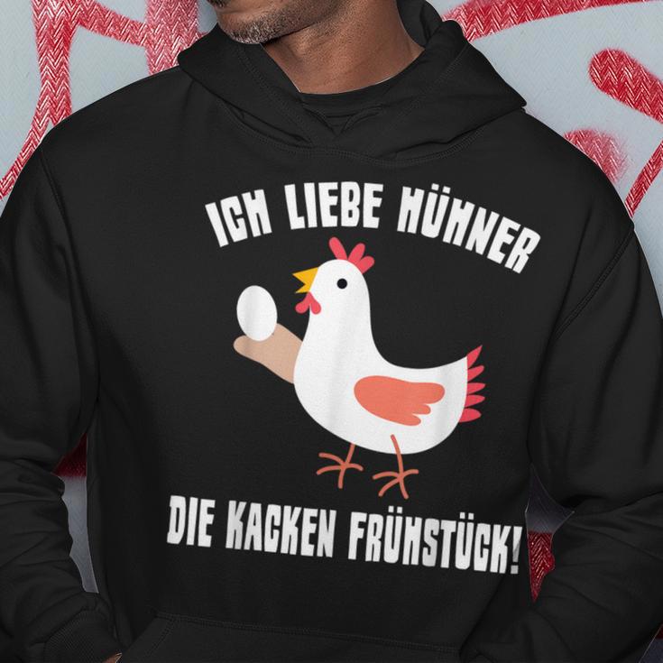 Ich Liebe Hühner Die Kacken Breakfast Farmer I Love Hühner Die Kacken Breakfast Kapuzenpullover Lustige Geschenke