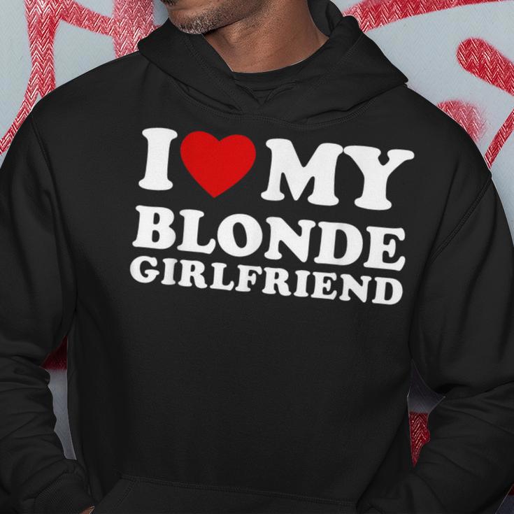 Ich Liebe Meine Blonde Freund Kapuzenpullover Lustige Geschenke