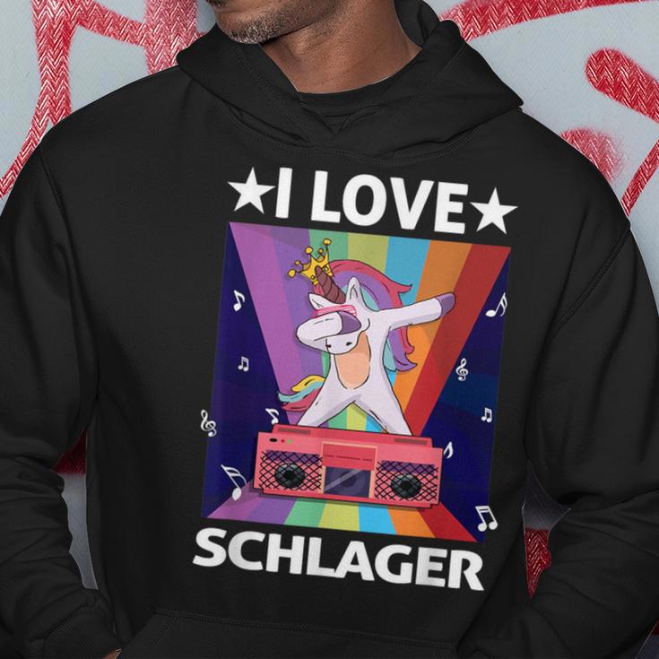 Ich Liebe Schlager Party Costume Folk Music I Love Schlager S Kapuzenpullover Lustige Geschenke