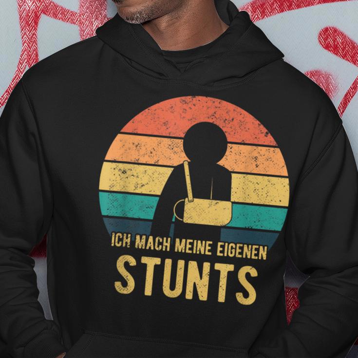 Ich Mache Meine Own Stunts Gipsarm Kapuzenpullover Lustige Geschenke