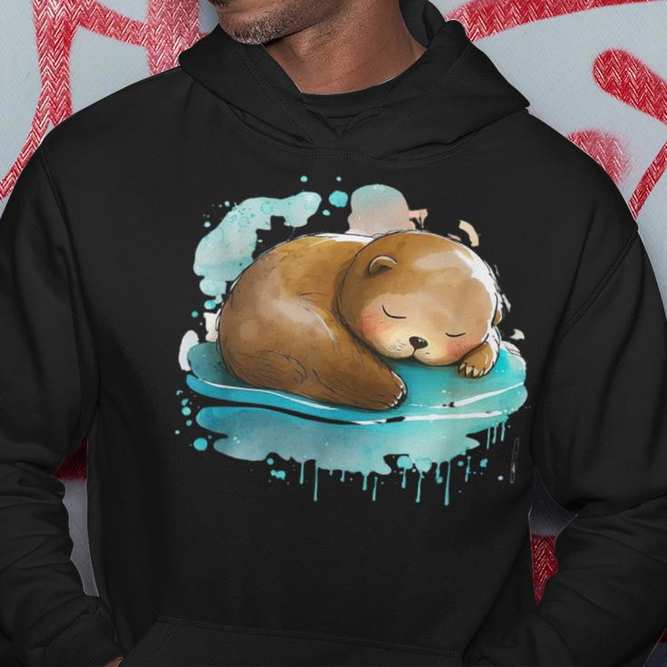 Ich Mag Halt Otter Seeotter Kinder Damen Herren Kapuzenpullover Lustige Geschenke