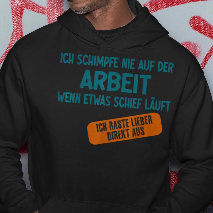 Ich Schimpfe Nie Auf Der Arbeit Work Morale Kapuzenpullover Lustige Geschenke