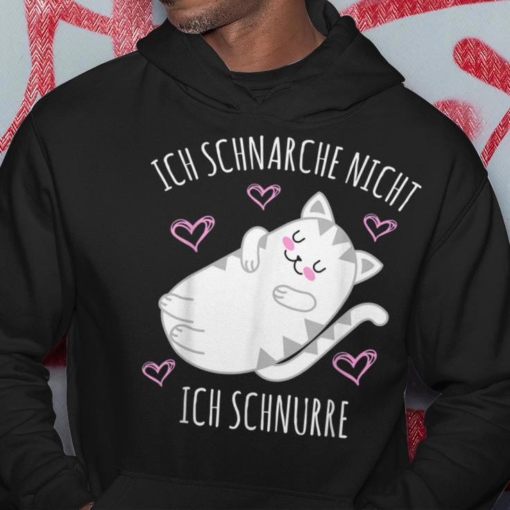 Ich Schnarche Nicht Ich Schnurre Saying Sleep Pyjama Kapuzenpullover Lustige Geschenke