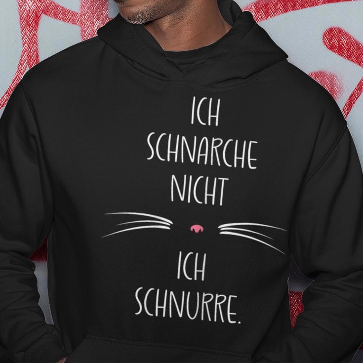 Ich Schnarche Nicht Ich Schnurre Sleep Cat Pyjama Kapuzenpullover Lustige Geschenke