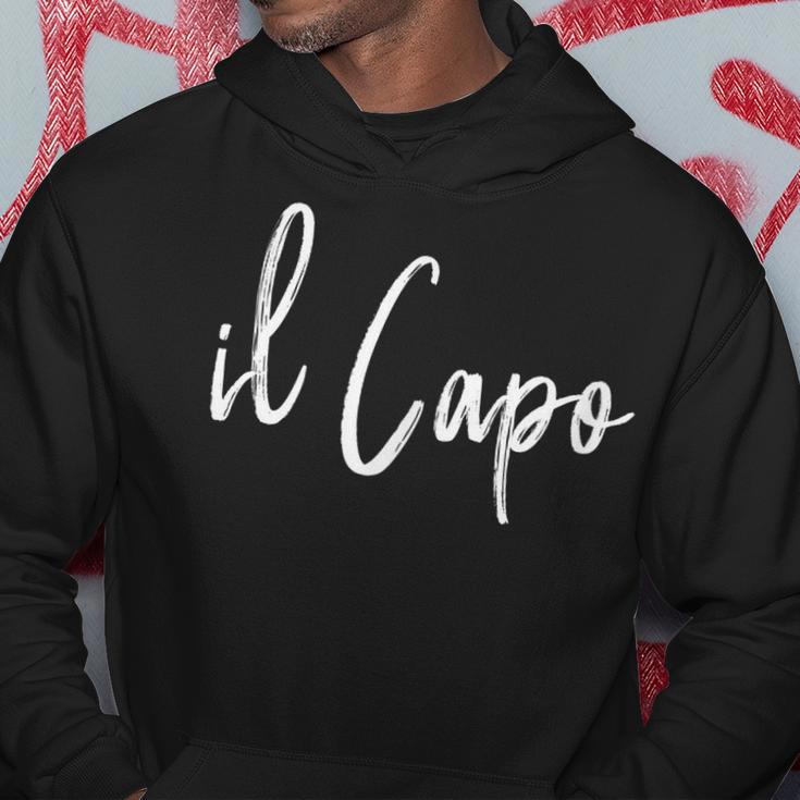 Il Capo Italian The Boss Kapuzenpullover Lustige Geschenke