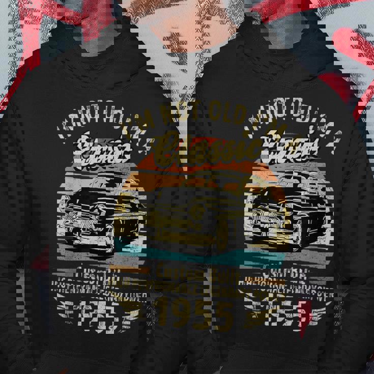 I'm Not Old I'm A Classic Born 1955 Grafica Di Compleanno Felpa con cappuccio Regalos divertidos