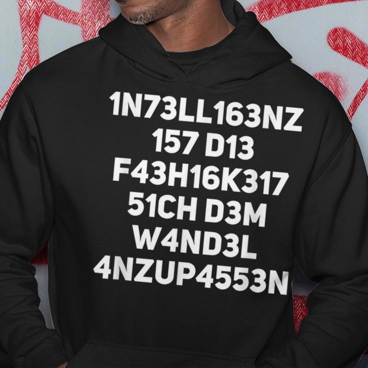 Intelligenz Ist Die Ability Adjusting Leet Geek Speak Nerd Kapuzenpullover Lustige Geschenke