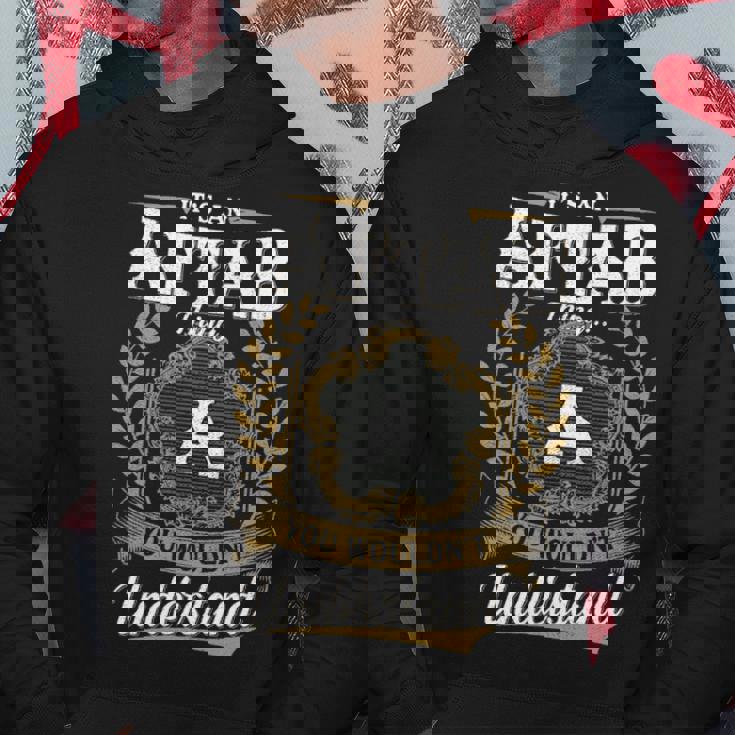It's An Aftab Thing You Wouldn't Understand Personalized Last Name Aftab Family Crest Coat Of Arm Hoodie Personalized Gifts