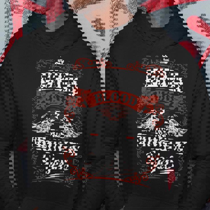 It's A Azarias Thing You Wouldn't Understand Azarias Last Name Blood Run Through My Veins Hoodie Personalized Gifts