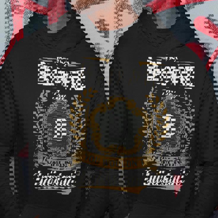 It's A Browne Thing You Wouldn't Understand Personalized Last Name Browne Family Crest Coat Of Arm Hoodie Personalized Gifts